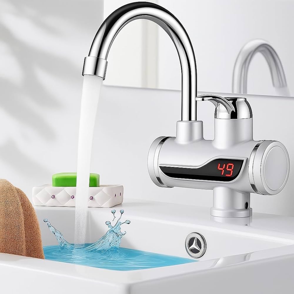 Instant electric heating water faucet