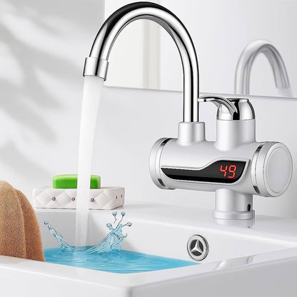 Instant electric heating water faucet